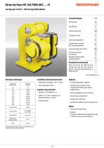 Fiche technique HS 165 FHM-405 … -H