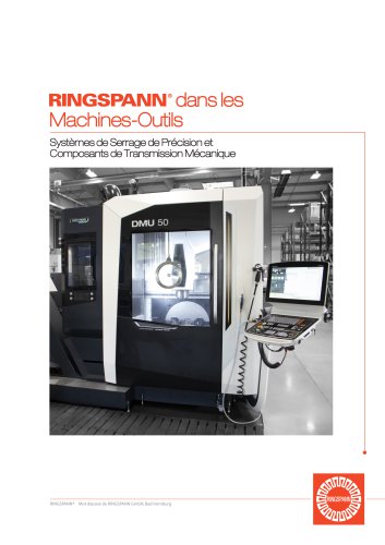 RINGSPANN dans les Machines-Outils