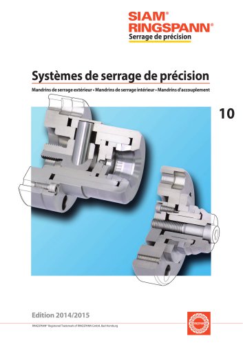 Systèmes de serrage de précision_2014-2015