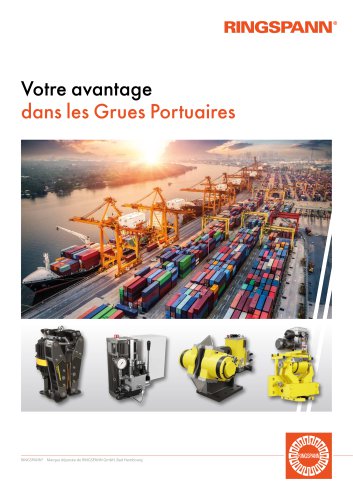 Votre avantage dans les Grues Portuaires