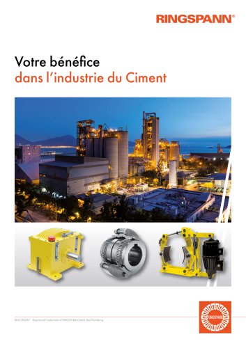 Votre bénéfice dans l'industrie du Ciment