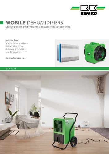 Mobile dehumidifiers