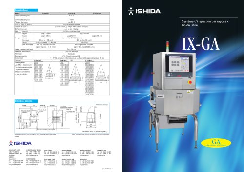 Rayon X modèle IX-GA Ishida