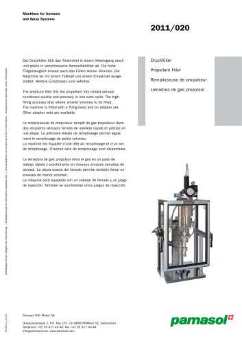 Propellant Filler 2011/020