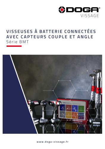 Visseuses autonomes asservies avec capteurs couple et angle - série BMT -