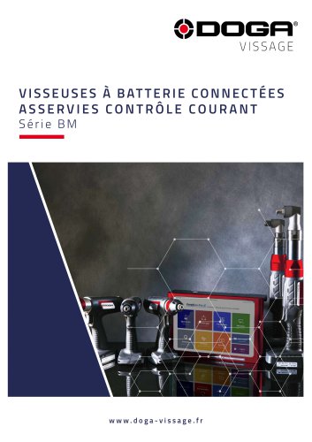 Visseuses à batterie asservies contrôle courant - série BM