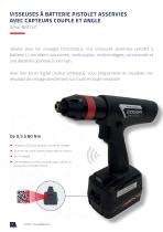 Visseuses à batterie connectées avec capteurs couple et angle - Série BMT40-8