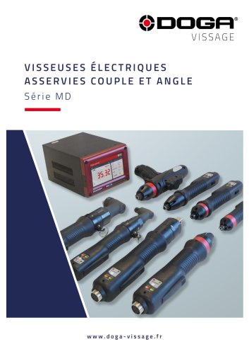 Visseuses électriques asservies couple et angle - série MD