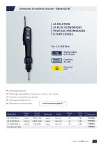 Visseuses électriques brushless à coupure mécanique - Séries GX et GY-11