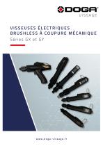 Visseuses électriques brushless à coupure mécanique - Séries GX et GY