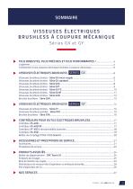 Visseuses électriques brushless à coupure mécanique - Séries GX et GY-3