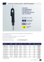 Visseuses électriques brushless à coupure mécanique - Séries GX et GY-7