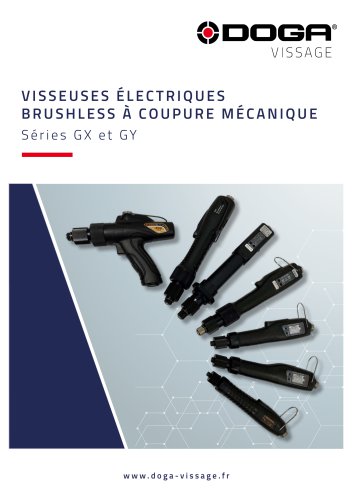 Visseuses électriques brushless à coupure mécanique - Séries GX et GY