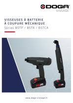 Visseuses industrielles à batterie à coupure mécanique - série BSTP / BSTA