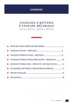 Visseuses industrielles à batterie à coupure mécanique - série BSTP / BSTA / BSTCA-3