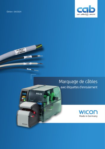 Applicateur d'étiquettes sur produits cylindriques WICON