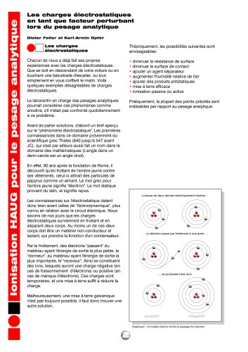 Pesage analytique