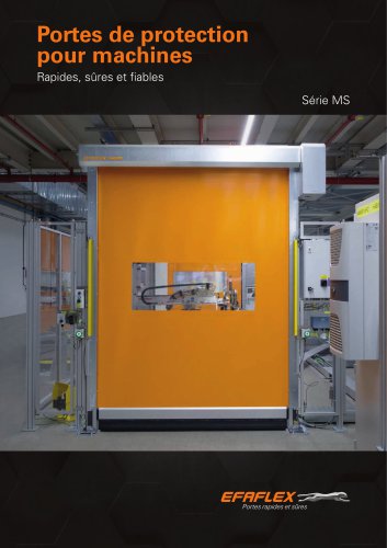 Portes de protection  pour machines - S&eacute;rie MS