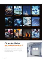 Portes rapides de salle blanche de qualité supérieure-2