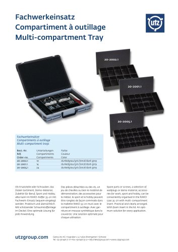 Compartiment à outillage