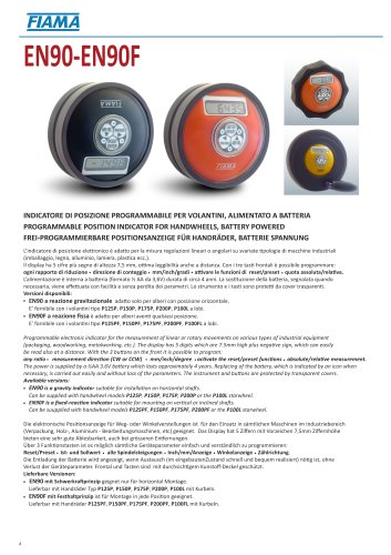 EN90-EN90F Free-programmable position indicator for handwheels