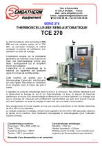 THERMOSCELLEUSE SEMI-AUTOMATIQUE TCE 270