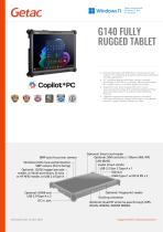 G140 FULLY RUGGED TABLET