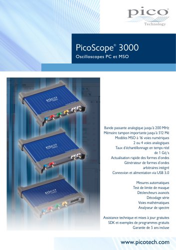 PicoScope® 3000 Series