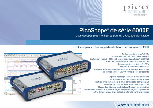 PicoScope® de série 6000E