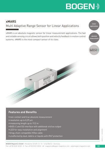 xMARS Multi Adaptive Range Sensor