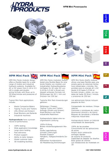 HPM Mini Powerpacks