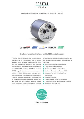 POSITAL Robust High Resolution Absolute Encoders