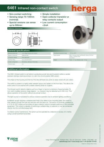 6461 Infrared non-contact switch