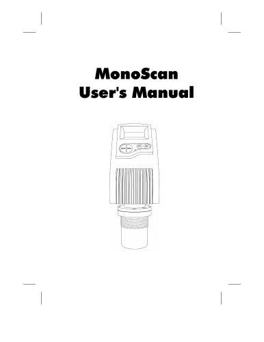 MonoScan User Manual