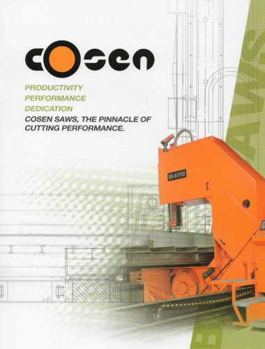 Cosen Saws General Product Catalogue