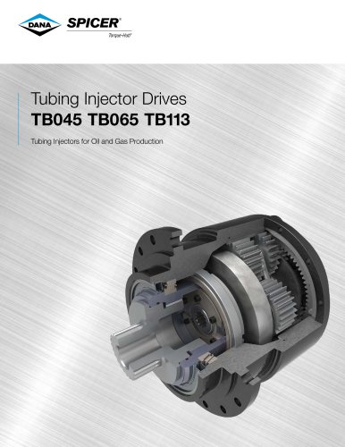 Tubing Injector Drives TB045 TB065 TB113