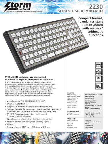 2230 Brochure - White Keys