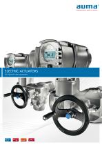 Electric actuators for industrial valve automation