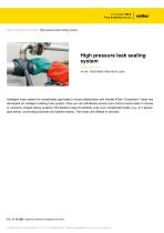 High-pressure leak sealing system