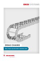 DRAG CHAINS New: Frame size SLE 620 in stainless steel