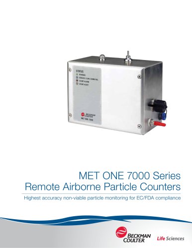 MET ONE 7000 Series  Remote Airborne Particle Counters