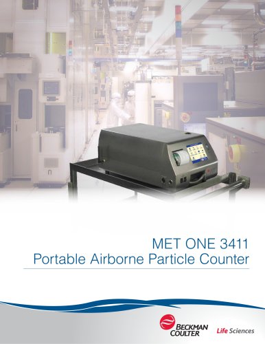 Portable Air Particle Counter MET ONE 3411 Brochure