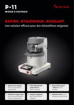 Mixeur à couteaux P-11 - fiche de modèle