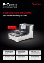 P-7 premium Broyeur planétaire - fiche de modèle