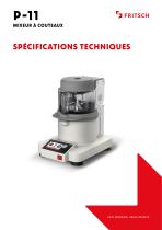 Spécifications techniques P-11