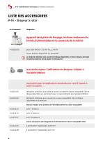 Spécifications techniques P-14-6