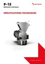 Spécifications techniques P-15-1