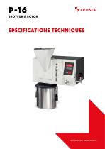 Spécifications techniques P-16-1