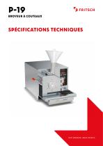 Spécifications techniques P-19