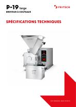 Spécifications techniques P-19 large